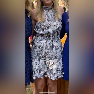 Elliatt floral appliqué dress